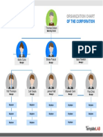 Free Organizational Chart 3 - TemplateLab.com