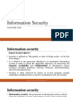 Information Security: Chapter One