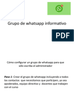 Grupo de Whatsapp Informativo