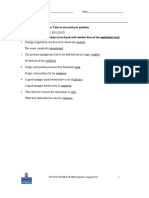 Unit Test 10: Answer All Thirty Questions. There Is One Mark Per Question