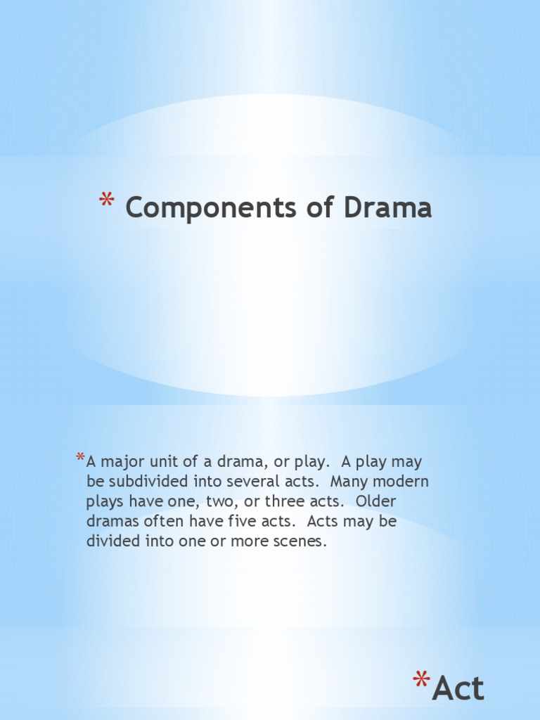 components-of-drama-pdf-play-theatre-plot-narrative