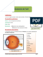 Anatomie de L'oeil