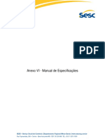 Anexo VI Manual Especificação Senac