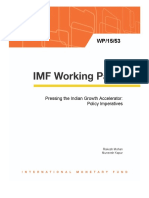 Pressing The Indian Growth Accelerator: Policy Imperatives: Rakesh Mohan Muneesh Kapur