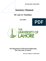 DC and AC Machines Lab Manual