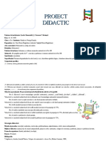 Proiect Didactic - Predare MEM 1