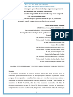 Aproveitamento de Água em Pavimento Permeável Quando Comparado Com Pavimento Convencional