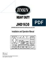 RADIOS AM-FM jhd1630 Manual