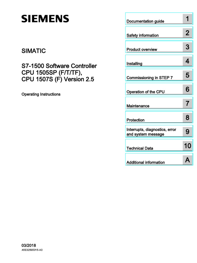 s71500 Cpu150xs Manual en-US en-US | PDF | Central Processing Unit ...