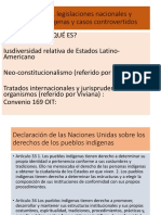 Ius diversidad, legislaciones nacionales, normas indígenas y casos