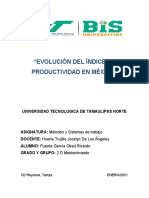 Evolucion de La Productividad en Mexico