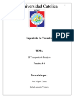 Informe # 6 Transito