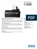 FX-890II: Nine-Pin Dot Matrix Printer Offering Faster Printing, Outstanding Reliability and Extremely Low TCO