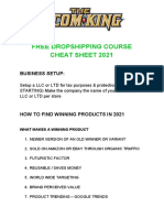 2021 Free Dropshipping Course