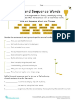 Writing Workshop Time Sequence