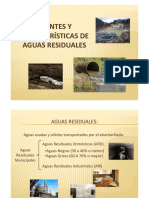 Características y fuentes de aguas residuales municipales en  o menos