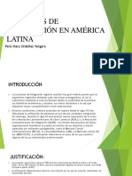 Acuerdos de Integración en América Latina