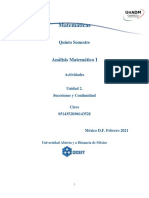 Matemáticas. Análisis Matemático I. Continuidad