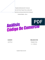 Analisis Codigo de Comercio (Introduccion A La Administracion)