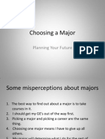 Choosing A Major