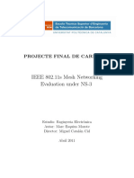 IEEE 802.11s Mesh Networking Evaluation under NS-3