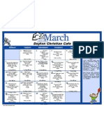 H.S. March Menu 2011