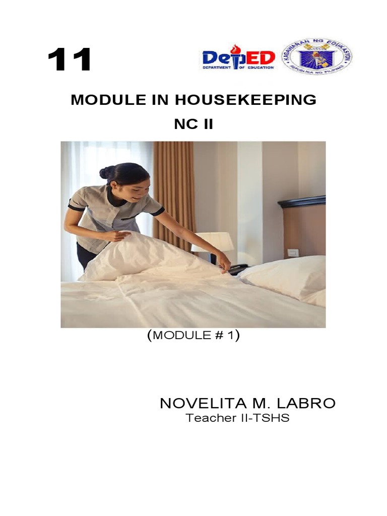 Housekeeping Module 2 | PDF | Bathroom | Bedroom
