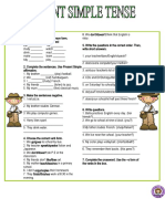 Simple Present Worksheet Versión 02