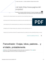 Francotirador - Ovejas, Lobos, Pastores y El Diablo, Probablemente. - Páginas Del Diario de Satán