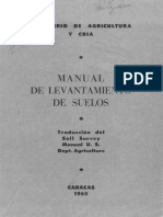 Manual de Levantamiento de Suelos (Soil Survey Manual - Venezuela 1965)