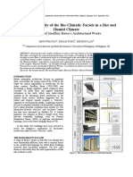 The Applicability of The Bio-Climatic Facade in A Hot and Humid Climate