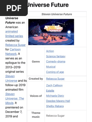 Steven Universe Future - Wikipedia