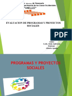 Evaluación de programas y proyectos sociales