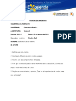 Prueba Diagnostico Costos