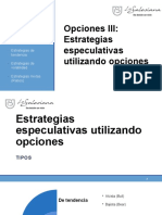 Opciones III - Estrategías