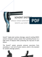 Sovent System: Single Stack Sanitary Drainage, Waste and Vent System