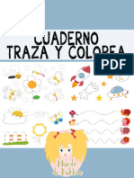 Cuaderno Traza y Colorea Por Mundo de Rukkia