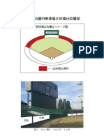 津球場公園内野球場広告位置図