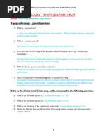 WS Topographic Practice KEY | PDF | Contour Line | Topography