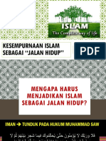 Kesempurnaan Islam Sebagai Jalan Hidup