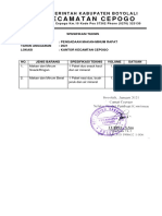 Spesifikasi Teknis Manmin Rapat