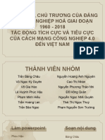 Quan Điểm, Chủ Trương Của Đảng Về Công Nghiệp Hoá Giai Đoạn 1960 - 2018 Tác Động Tích Cực Và Tiêu Cực Của Cách Mạng Công Nghiệp 4.0 Đến Việt Nam