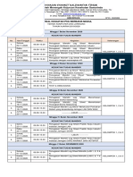 Jadwal Kegiatan PSG Tugas Mandiri Log Sheet
