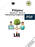 FILIPINO - 11 - Q2 - WK4 - Nakagagawa NG Pag - Aaral Gamit Ang Social Media at Pagsusuri at Pagsulat Sa Tekstong Nagpapakta NG Sitwasyon