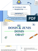 Ni Nyoman Tri Wahyuni - 2065050137 - Dosis & Jenis Dosis Obat, Kadar Obat, Konsentrasi Obat Dan Zat Berkhasiat Obat (Tugas 3)