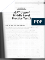 SSAT Practice Exam #2