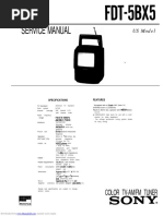 fdt5bx5 Service Manual