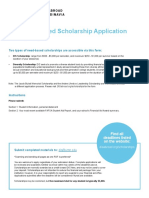 DIS Need-Based Scholarship Application: Two Types of Need-Based Scholarships Are Accessible Via This Form
