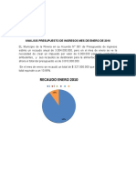 Analisis Presupuesto de Ingreos Mes de Enero de 2010