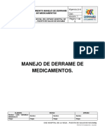 Manejo derrames medicamentos